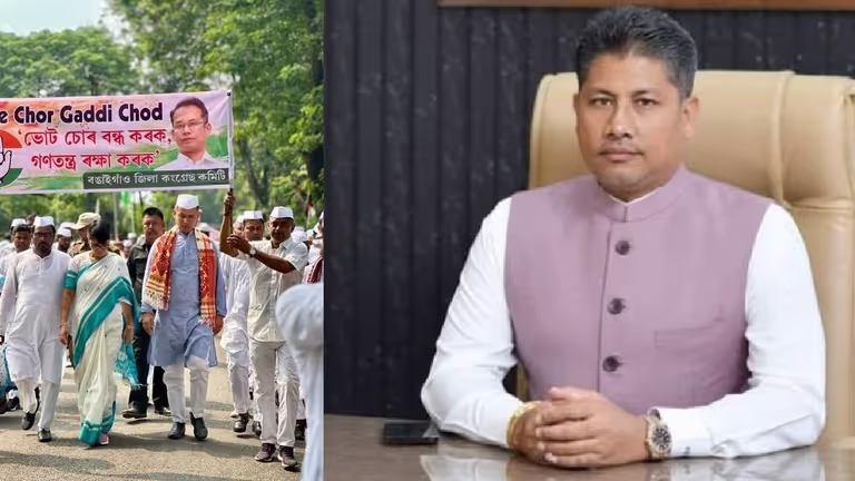 Assam के मंत्री पीयूष हजारिका ने मायाबिनी गीत विवाद पर कांग्रेस की आलोचना
