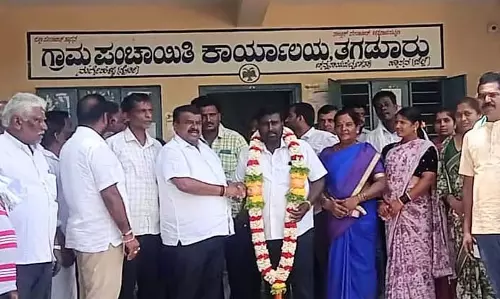Karnataka : के.पी. कुमार को तगादुर ग्राम पंचायत अध्यक्ष के रूप में चुना गया