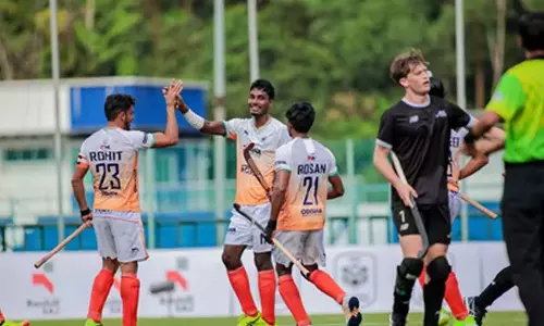 भारत जूनियर पुरुष हॉकी टीम ने न्यूजीलैंड को 4-2 से हराकर Sultan of Johor Cup में अजेय प्रदर्शन जारी रखा भारत जूनियर पुरुष हॉकी टीम ने न्यूजीलैंड को 4-2 से हराकर Sultan of Johor Cup में अजेय प्रदर्शन जारी रखा