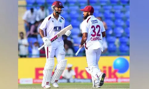 वेस्ट इंडीज के John Campbell और Shai Hope की नाबाद पारी ने दिया भारत को कड़ा टक्कर