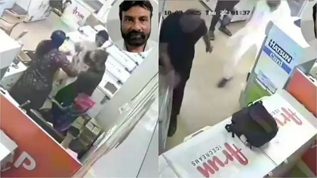 Bengaluru : बिहार के एक उपद्रवी ने दूध की दुकान में घुसकर मालिक पर चप्पलों से हमला किया Bengaluru : बिहार के एक उपद्रवी ने दूध की दुकान में घुसकर मालिक पर चप्पलों से हमला किया