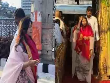 Ekta ने किया तिरुमाला मंदिर का दर्शन, लिया भगवान वेंकटेश्वर का आशीर्वाद Ekta ने किया तिरुमाला मंदिर का दर्शन, लिया भगवान वेंकटेश्वर का आशीर्वाद