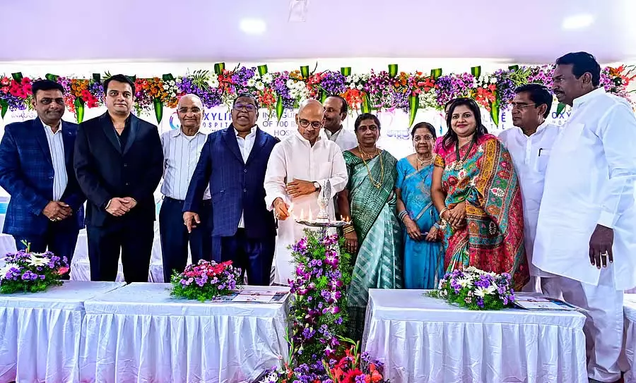 Kalaburagi : 100 बिस्तरों की क्षमता वाले एक्सीलाइफ अस्पताल का उद्घाटन Kalaburagi : 100 बिस्तरों की क्षमता वाले एक्सीलाइफ अस्पताल का उद्घाटन