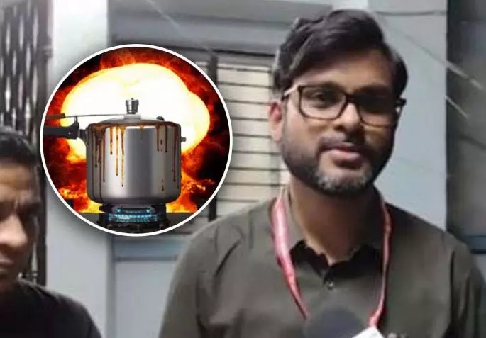 Bhandara में महाप्रसाद बनाते समय बड़ा हादसा! 40 लीटर का प्रेशर कुकर फट गया Bhandara में महाप्रसाद बनाते समय बड़ा हादसा! 40 लीटर का प्रेशर कुकर फट गया