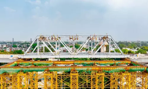 मुंबई-अहमदाबाद बुलेट ट्रेन परियोजना: अहमदाबाद में 10वां स्टील ब्रिज लॉन्च मुंबई-अहमदाबाद बुलेट ट्रेन परियोजना: अहमदाबाद में 10वां स्टील ब्रिज लॉन्च