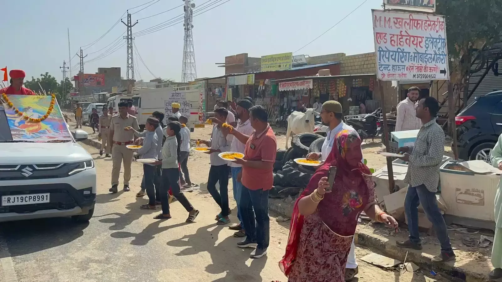 Jaisalmer: लाठी मार्च के जरिए आरएसएस ने दिखाई एकता और शक्ति