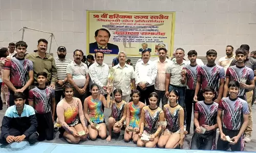 MNSS-राय के खिलाड़ियों ने अंबाला कैंट में राज्य जिम्नास्टिक चैंपियन का खिताब जीता