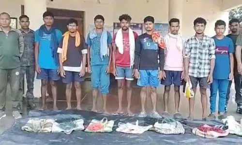 IED प्लांट करने वाले 8 नक्सली गिरफ्तार IED प्लांट करने वाले 8 नक्सली गिरफ्तार