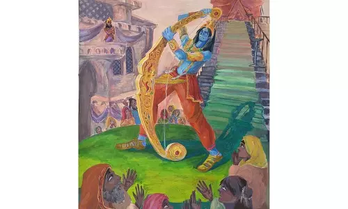 Haryana :  अबू धाबी मंदिर के पुजारी को रामायण की प्रति प्राप्त हुई