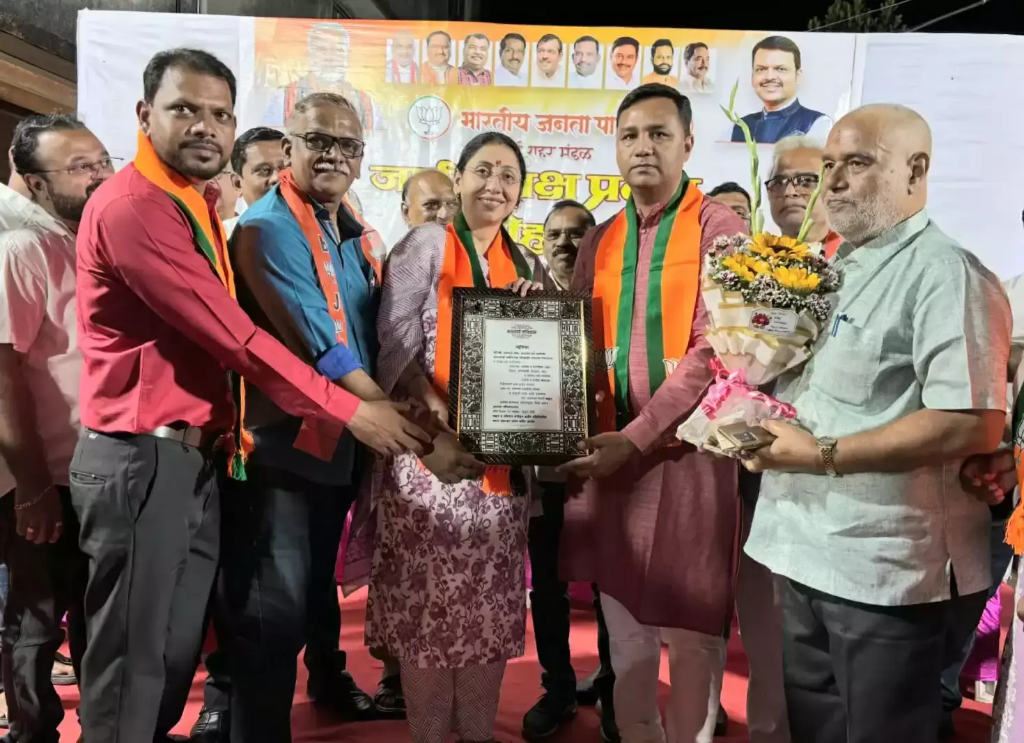 Mumbai: भाजपा की विकास यात्रा वसई में नई ऊर्जा के साथ जारी