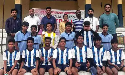 GBHS और बीवी भवन ने हैदराबाद जिला स्कूल खेलों के अंडर-14, अंडर-17 फाइनल में जीत हासिल की GBHS और बीवी भवन ने हैदराबाद जिला स्कूल खेलों के अंडर-14, अंडर-17 फाइनल में जीत हासिल की