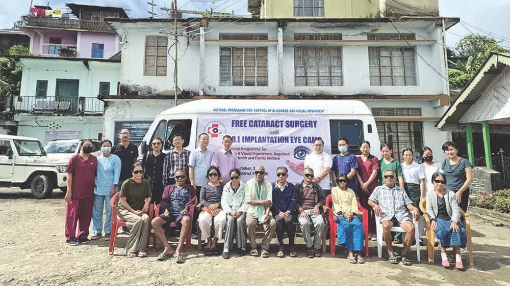 Nagaland :  जिला अस्पताल लोंगलेंग में निःशुल्क मोतियाबिंद सर्जरी नेत्र शिविर का आयोजन