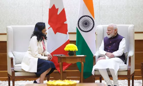 PM मोदी ने कनाडा के विदेश मंत्री आनंद से मुलाकात की, व्यापार, ऊर्जा, प्रौद्योगिकी में सहयोग बढ़ाने पर जोर दिया