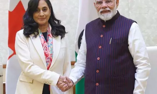 मंत्री अनीता आनंद ने PM नरेंद्र मोदी से की सौजन्य भेंट मंत्री अनीता आनंद ने PM नरेंद्र मोदी से की सौजन्य भेंट