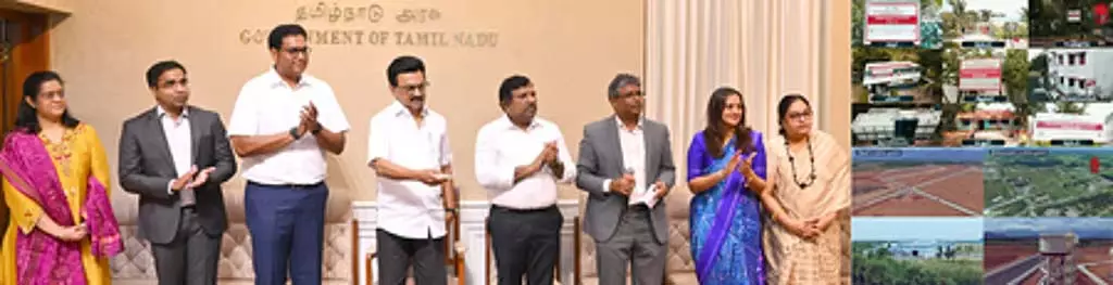 तिंडीवनम-थेनी में मेगा फूड पार्क का CM ने किया उद्घाटन तिंडीवनम-थेनी में मेगा फूड पार्क का CM ने किया उद्घाटन