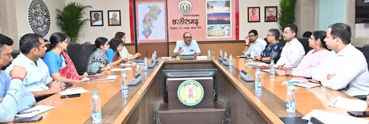 मंत्रालय में विभागीय सचिवों की हुई बैठक, मुख्य सचिव विकासशील ने योजनाओं की प्रगति लाने दिए निर्देश मंत्रालय में विभागीय सचिवों की हुई बैठक, मुख्य सचिव विकासशील ने योजनाओं की प्रगति लाने दिए निर्देश