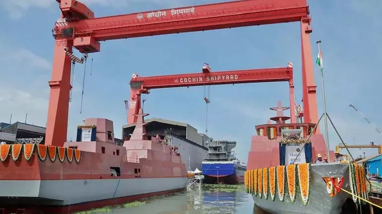 Cochin Shipyard को 2,000 करोड़ रुपये का ऑर्डर मिलने के बाद शेयरों में तेजी Cochin Shipyard को 2,000 करोड़ रुपये का ऑर्डर मिलने के बाद शेयरों में तेजी