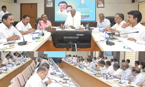 तूफानी जल नहर की गाद को तत्काल हटाया जाना चाहिए: Minister E.V. Velu