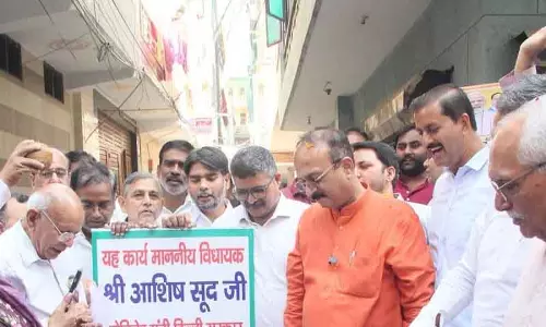 विधायक सूद ने जनकपुरी में 3 करोड़ रुपये की विकास परियोजनाओं का किया शुभारंभ