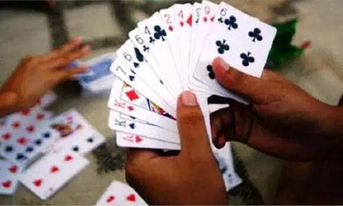 तालाब घाट को बनाया जुए का अड्डा, 6 लोग गिरफ्तार