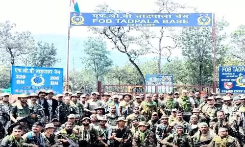 ताड़पाला में CRPF जवानों ने मनाया नया ऑपरेशन लॉन्चिंग प्वाइंट