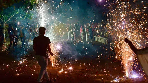 Diwali 2025: आतिशबाजी समय दो घंटे, केवल निर्दिष्ट पटाखे ही फोड़ने होंगे Diwali 2025: आतिशबाजी समय दो घंटे, केवल निर्दिष्ट पटाखे ही फोड़ने होंगे
