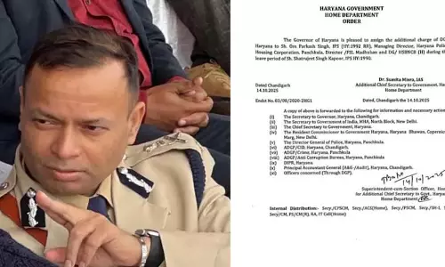 शत्रुजीत कपूर छुट्टी पर भेजे गए, OP Singh हरियाणा के नए डीजीपी