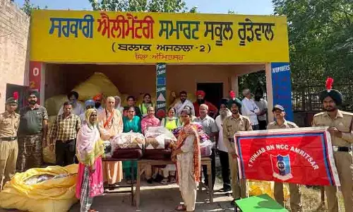 बाढ़ प्रभावितों के लिए आशा के प्रहरी बने NCC कैडेट