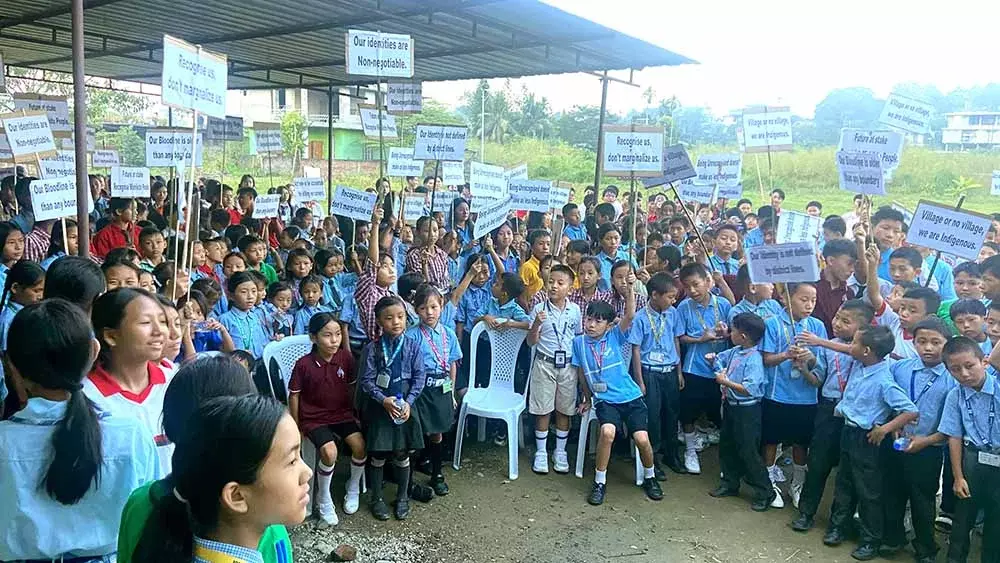 MVSU ने एसटी, स्वदेशी प्रमाण पत्र जारी न करने का विरोध किया