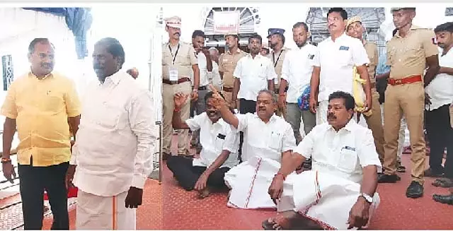 अंबुमणि के समर्थक विधायकों ने विधानसभा परिसर में धरना दिया: G.K. Mani saddened अंबुमणि के समर्थक विधायकों ने विधानसभा परिसर में धरना दिया: G.K. Mani saddened