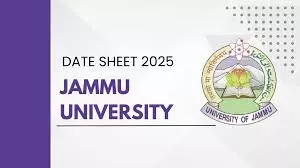 Jammu: जम्मू विश्वविद्यालय ने 20, 22, 23 अक्टूबर की परीक्षा तिथियाँ बदली Jammu: जम्मू विश्वविद्यालय ने 20, 22, 23 अक्टूबर की परीक्षा तिथियाँ बदली