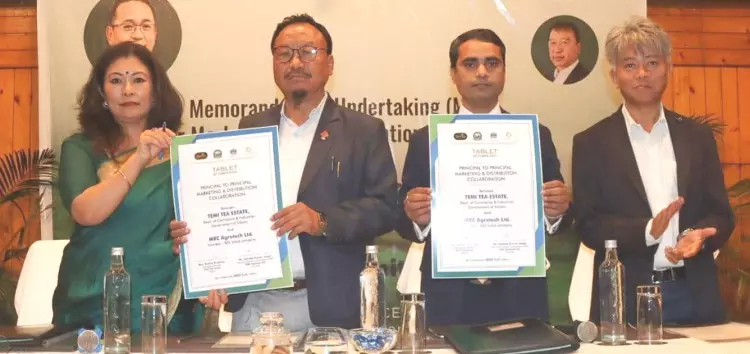 टेमी टी ने राष्ट्रीय और वैश्विक पहुंच बढ़ाने के लिए MRC एग्रोटेक के साथ समझौता ज्ञापन पर हस्ताक्षर टेमी टी ने राष्ट्रीय और वैश्विक पहुंच बढ़ाने के लिए MRC एग्रोटेक के साथ समझौता ज्ञापन पर हस्ताक्षर