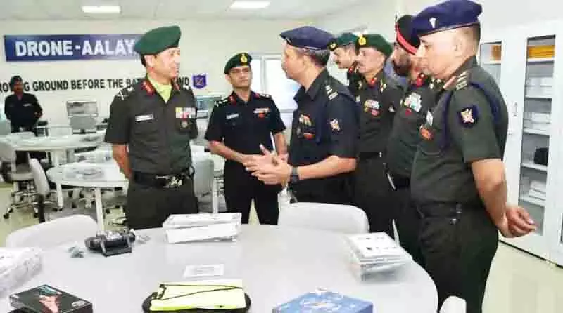 MCEME कमांडेंट ने सिकंदराबाद में द्रोणालय और यंत्रालय का शुभारंभ किया MCEME कमांडेंट ने सिकंदराबाद में द्रोणालय और यंत्रालय का शुभारंभ किया