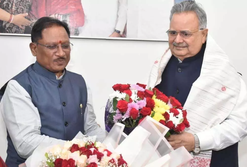 डॉ. रमन सिंह के जन्मदिन पर मुख्यमंत्री विष्णुदेव साय ने दी शुभकामनाएं डॉ. रमन सिंह के जन्मदिन पर मुख्यमंत्री विष्णुदेव साय ने दी शुभकामनाएं