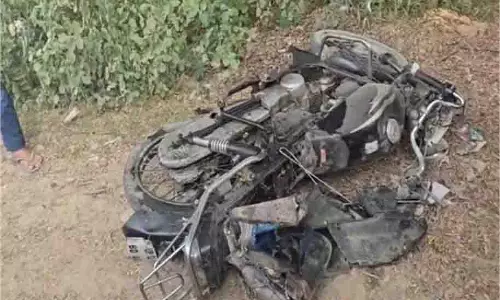 Lucknow: पटाखे लेकर बाइक पर जा रहे दो युवकों की मवेशी से टक्कर में मौत