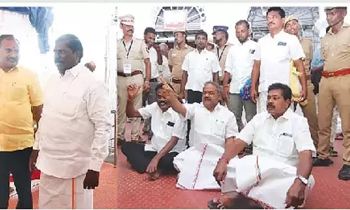 अंबुमणि के समर्थक विधायकों ने विधानसभा परिसर में धरना दिया: G.K. Mani saddened