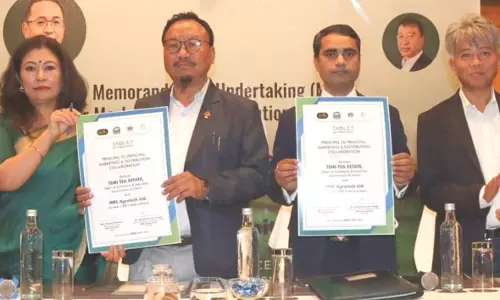 टेमी टी ने राष्ट्रीय और वैश्विक पहुंच बढ़ाने के लिए MRC एग्रोटेक के साथ समझौता ज्ञापन पर हस्ताक्षर टेमी टी ने राष्ट्रीय और वैश्विक पहुंच बढ़ाने के लिए MRC एग्रोटेक के साथ समझौता ज्ञापन पर हस्ताक्षर