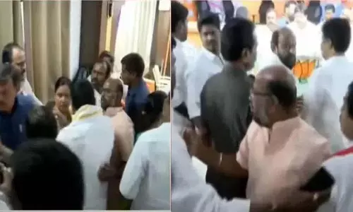 प्रदेश कार्यालय में भाजपा और पिछड़ा वर्ग नेताओं में झड़प.. वीडियो वायरल