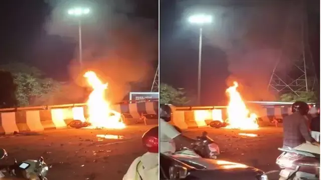 Bhubaneswar में स्कूटी पर ले जाए जा रहे पटाखों में विस्फोट, पिता-पुत्री गंभीर
