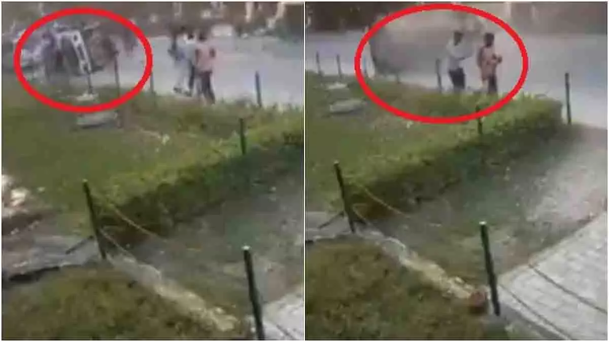 ग्रेटर नोएडा में तेज रफ्तार SUV अनियंत्रित होकर पलटी ग्रेटर नोएडा में तेज रफ्तार SUV अनियंत्रित होकर पलटी