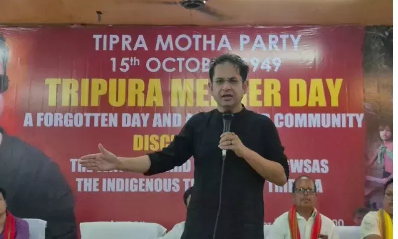Tripura में प्रद्योत का बड़ा बयान: विभाजन खत्म हुआ तो राजनीति की ज़मीन हिलेगी