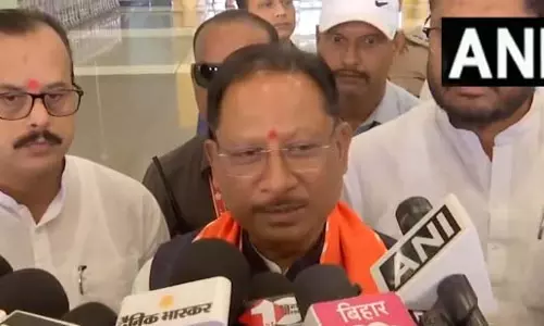 बिहार पहुंचे CM साय, कहा - NDA को भारी सफलता मिलेगी