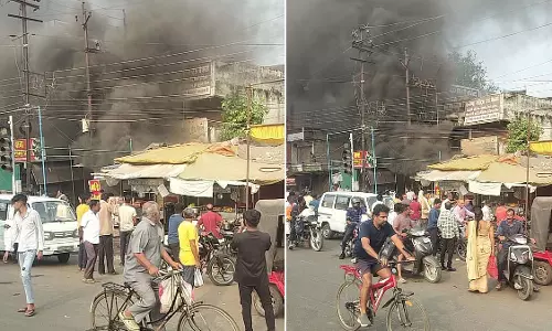 MP : जबलपुर में सड़क किनारे रेस्टोरेंट में गैस सिलेंडर में धमाका