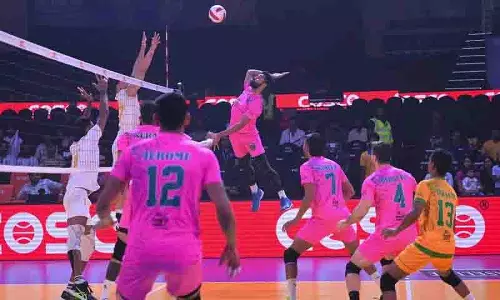 चेन्नई ब्लिट्ज ने पांच सेटों के रोमांचक PVL मुकाबले में अहमदाबाद डिफेंडर्स को हराया चेन्नई ब्लिट्ज ने पांच सेटों के रोमांचक PVL मुकाबले में अहमदाबाद डिफेंडर्स को हराया