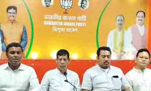 त्रिपुरा में राजनीतिक टकराव तेज, TMP के खिलाफ भाजपा आक्रामक त्रिपुरा में राजनीतिक टकराव तेज, TMP के खिलाफ भाजपा आक्रामक