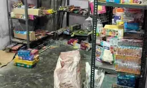 गुरुग्राम-फरीदाबाद में एक टन से अधिक प्रतिबंधित पटाखे जब्त, 5 गिरफ्तार