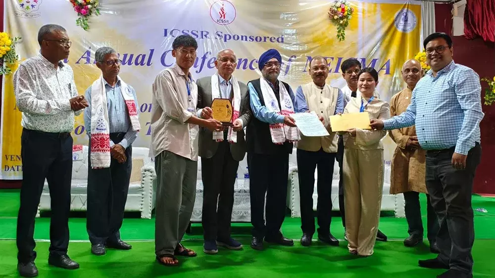 NEICMA पेपर प्रस्तुति में एनयू के छात्रों ने दूसरा स्थान हासिल किया