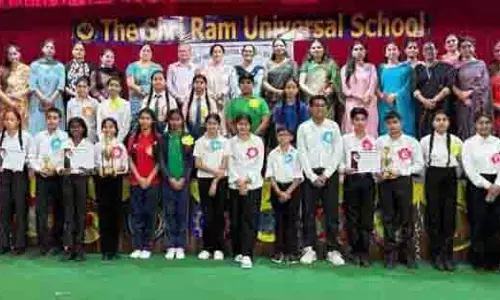 Shri Ram School में बाढ़ जागरूकता पर पर्यावरण नवाचार प्रतियोगिता का आयोजन Shri Ram School में बाढ़ जागरूकता पर पर्यावरण नवाचार प्रतियोगिता का आयोजन