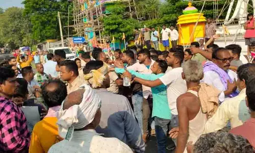 गंजम गांव में मंदिर विवाद पर बवाल, प्रशासन ने BNS 163 लगाया