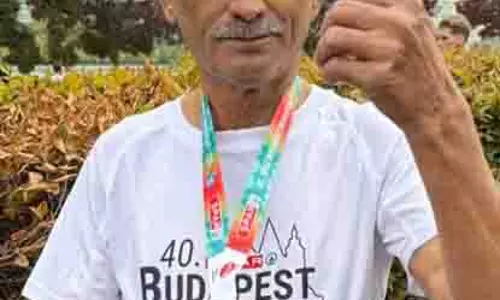 Ram Paul Kapur ने 40वीं बुडापेस्ट हंगरी मैराथन में शानदार प्रदर्शन किया